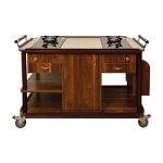 Flambe Arabası - Çift Ocaklı